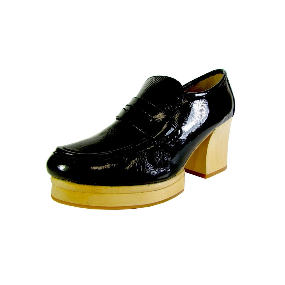 Jeffrey Campbell Platform Black Crinkle Patent, gorgeous but run small,10 like 9